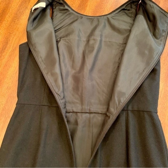 Banana Republic Wool Blend Black Sequin Accent Dress 8 - Picture 9 of 13